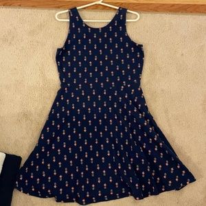 Old Navy Girls Skater Dress w/ Print, Youth XL